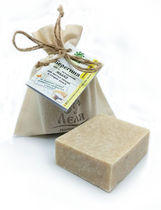 Эко-мыло для мытья посуды и стирки белья БЕРЕГИНЯ, 100 гр.