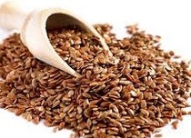 Лен коричневый 450г Био без Гмо