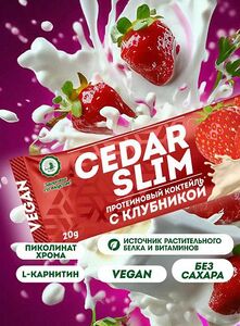 Протеиновый коктейль с клубникой CEDAR SLIM
