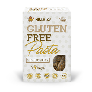 Паста чечевичная, безглютеновая, 250г