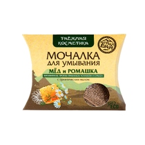 Мочалка для умывания “Мёд и ромашка”