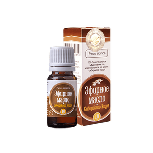 Масло эфирное из шишки сибирского кедра, 10 мл.