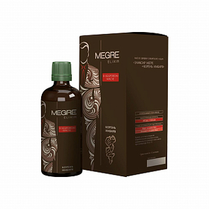 ЭЛИКСИР MEGRE+ КОРЕНЬ ИМБИРЯ, 100 МЛ.
