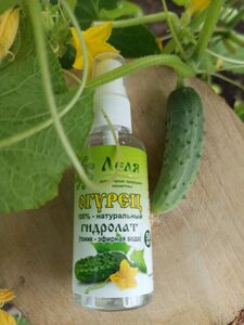 Цветочная вода (гидролат). Огурец.