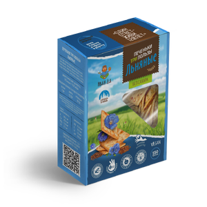 Печенька три пользы с семечкой льна, 150г