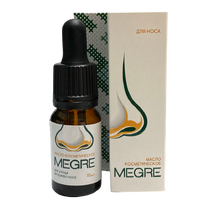 МАСЛО КОСМЕТИЧЕСКОЕ "MEGRE" ДЛЯ УХОДА ЗА КОЖЕЙ НОСА, 10 МЛ