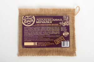 Мочалка льняная с мылом “Можжевеловая”