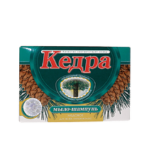 Мыло-шампунь на основе кедрового масла и отваров таёжных трав, 80 г.