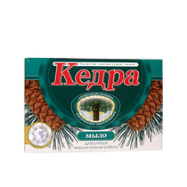 Мыло с живицей кедра сибирского и белой глиной, 80г.