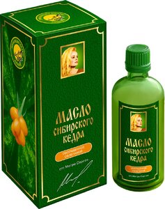 Масло кедровое обогащённое облепихой, 100г