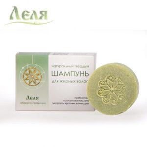 Твёрдый шампунь для жирных волос