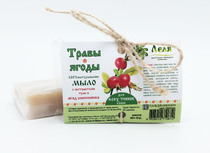 Мыло "Травы-ягоды" для всех типов кожи, 80 г.