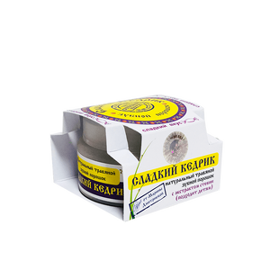 Зубной порошок СЛАДКИЙ КЕДРИК, 25 г.